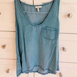 Joie blue tank with pocket 💙 size medium